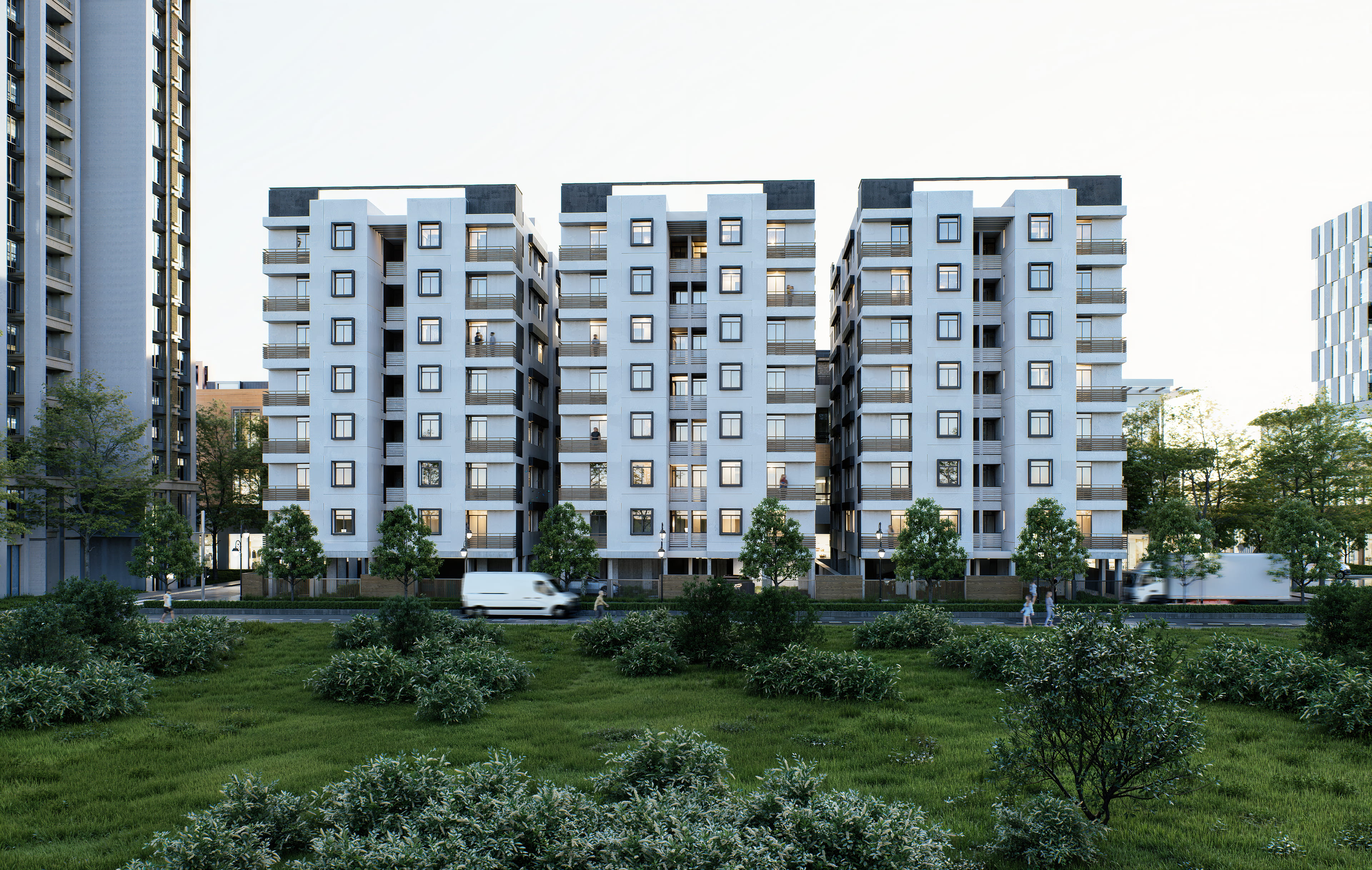 Apartment Complex view 2